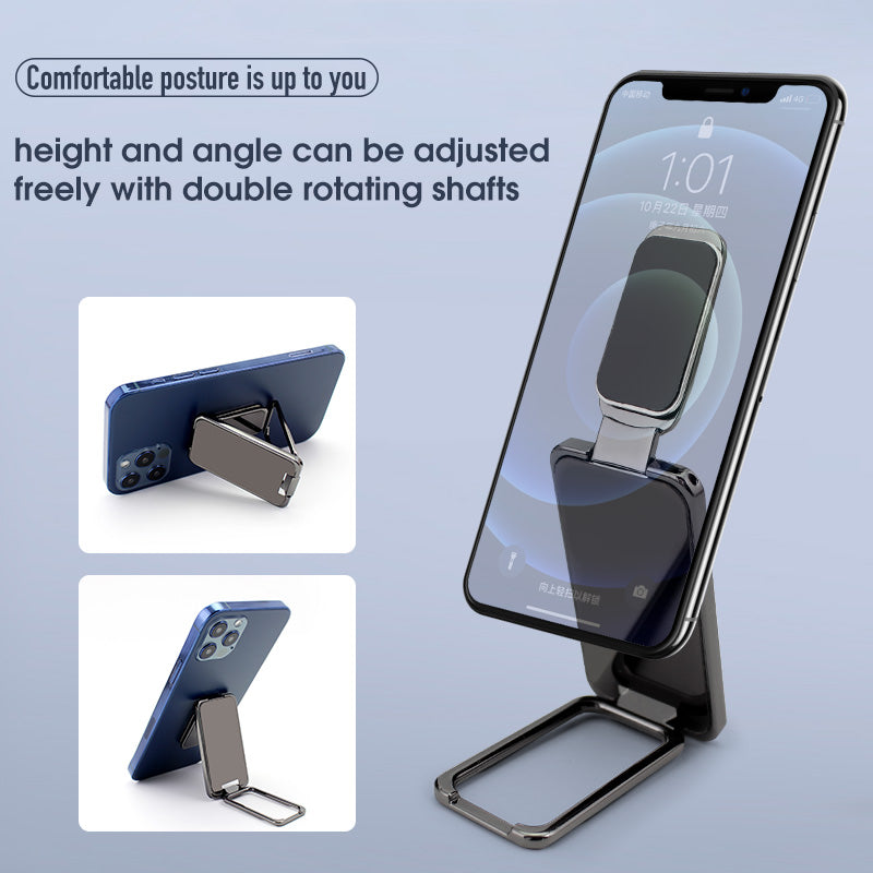 Foldable Phone Holder Ring Stand – Magnetic Desk & Car Mount