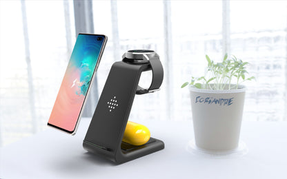 NOVAIR TriCharge™ 3-in-1 Wireless Charging Dock