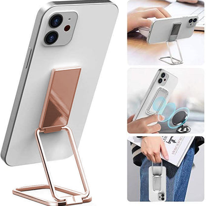 Foldable Phone Holder Ring Stand – Magnetic Desk & Car Mount