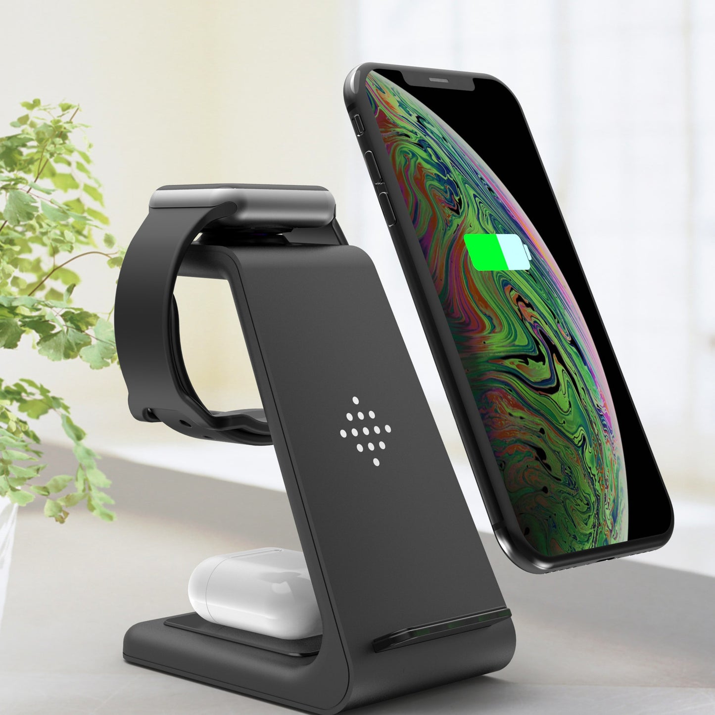 NOVAIR TriCharge™ 3-in-1 Wireless Charging Dock