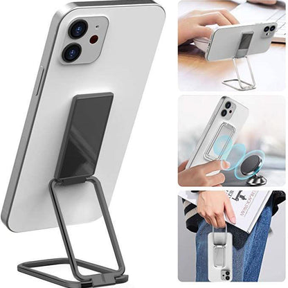 Foldable Phone Holder Ring Stand – Magnetic Desk & Car Mount